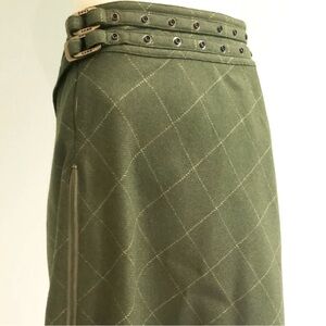 L.A.M.B. Wool utilitarian A line skirt